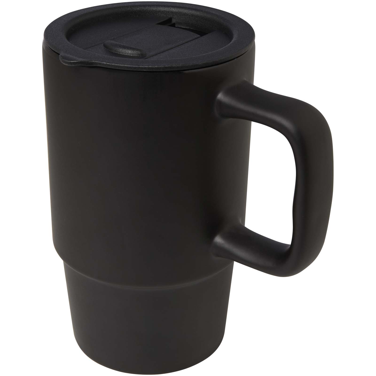 Mug Carter en céramique de 450 ml avec couvercle en plastique Mug Carter en céramique de 450 ml avec couvercle en plastique – vue 4
