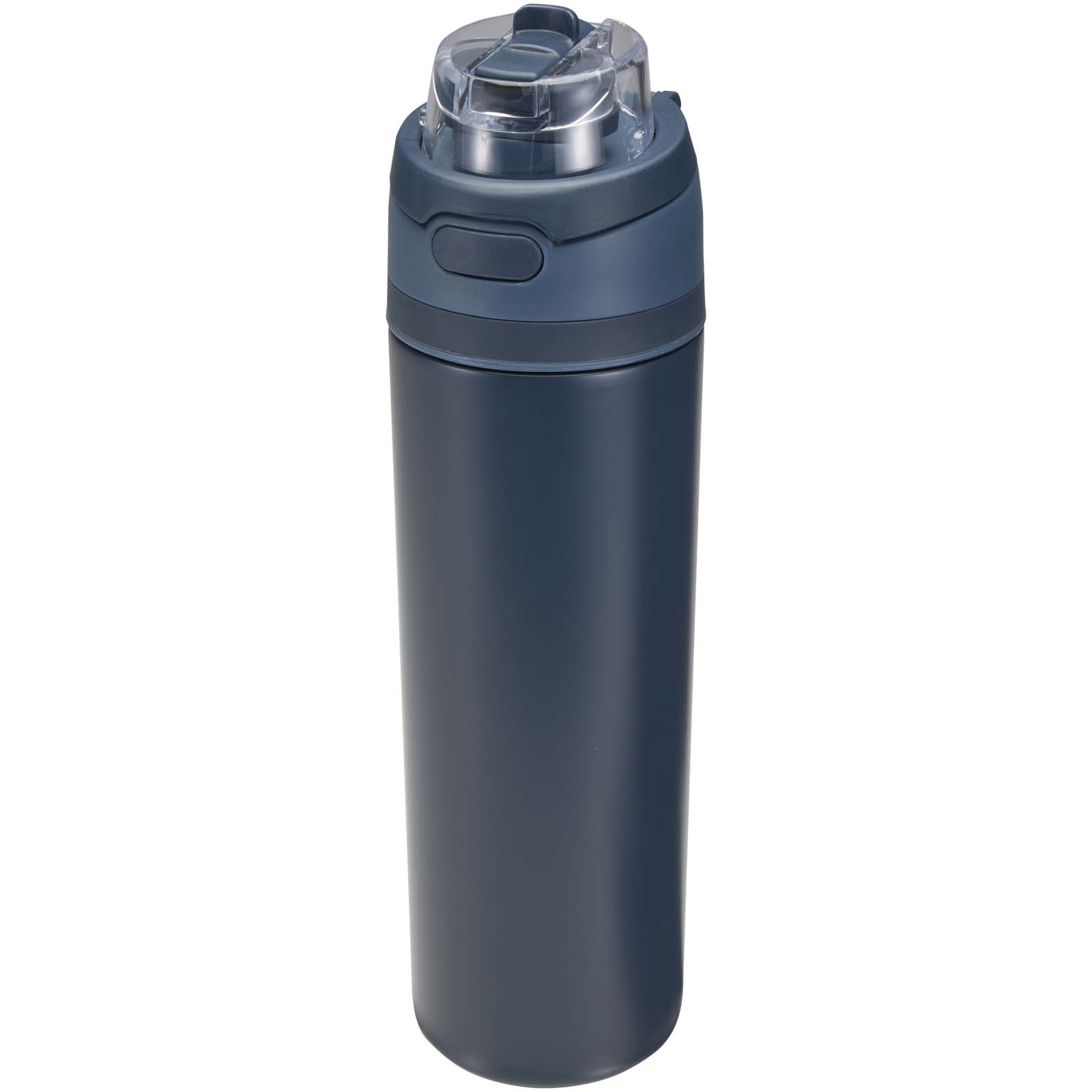 Bouteille d’eau Theron 800 ml en acier inoxydable à simple paroi recyclé RCS, avec bouchon à double fonction et paille rabatt Bouteille d’eau Theron 800 ml en acier inoxydable à simple paroi recyclé RCS, avec bouchon à double fonction et paille rabatt – vue 3