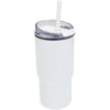 Gobelet isotherme à double paroi Westin 540 ml en RCS recyclé, avec paille