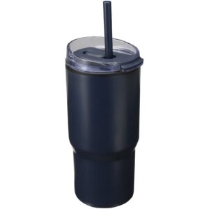Gobelet isotherme à double paroi Westin 540 ml en RCS recyclé, avec paille – vue 3
