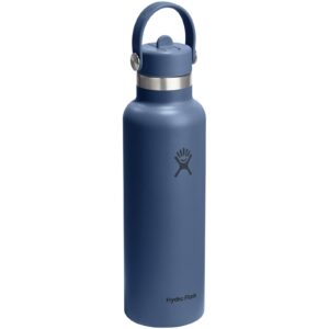 Gourde isotherme en acier inoxydable Hydro Flask à goulot standard, 621 ml, avec bouchon à paille – vue 2