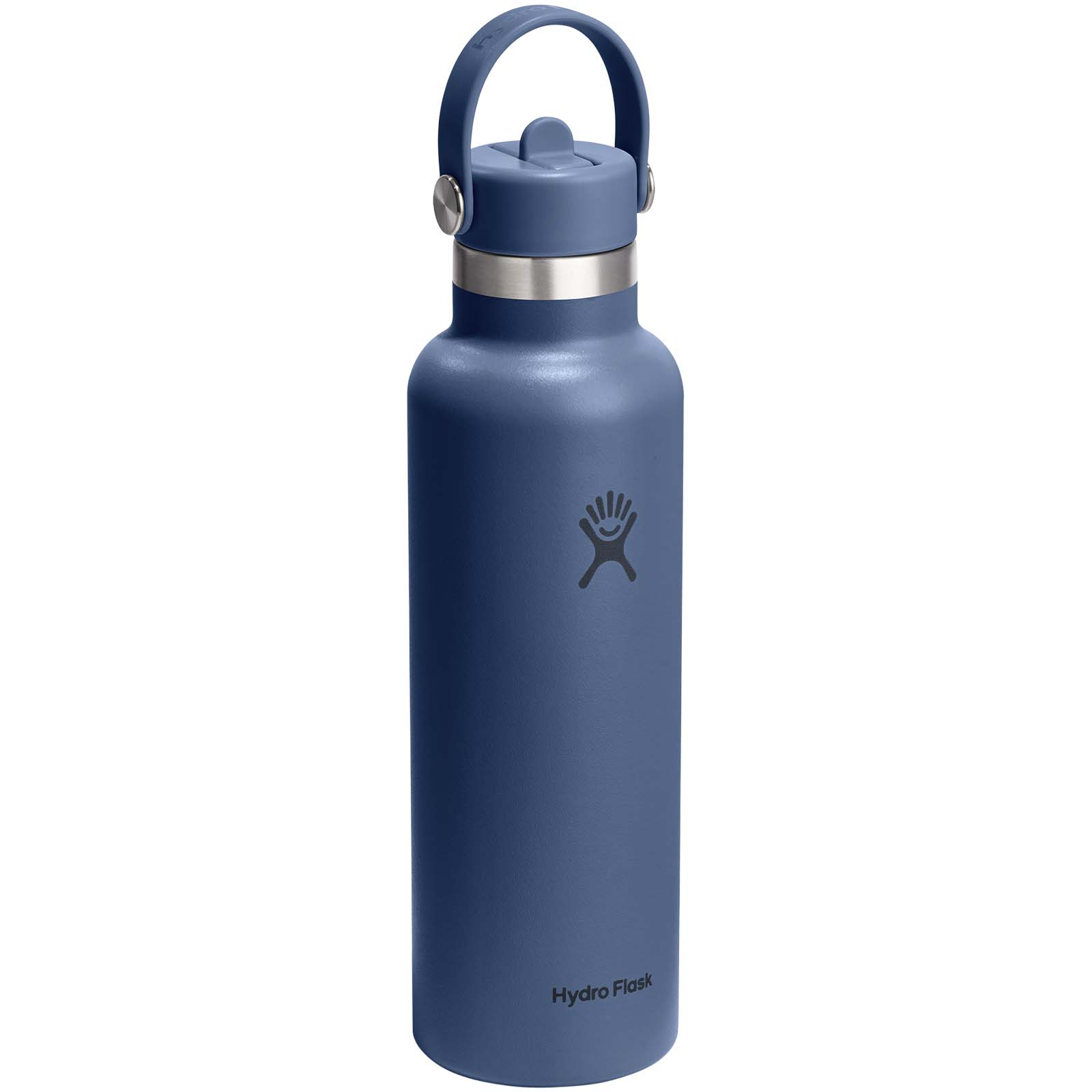 Gourde isotherme en acier inoxydable Hydro Flask à goulot standard, 621 ml, avec bouchon à paille Gourde isotherme en acier inoxydable Hydro Flask à goulot standard, 621 ml, avec bouchon à paille – vue 2