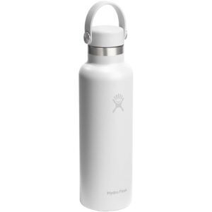 Gourde Hydro Flask à goulot standard, 621 ml, en acier inoxydable isotherme