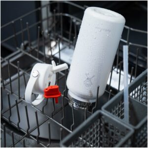 Gourde isotherme en acier inoxydable Hydro Flask à large goulot, d’une contenance de 946 ml, avec bouchon à paille – vue 2