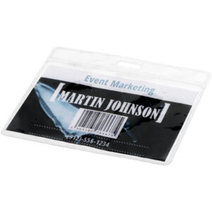Porte-badge transparent Serge – vue 2