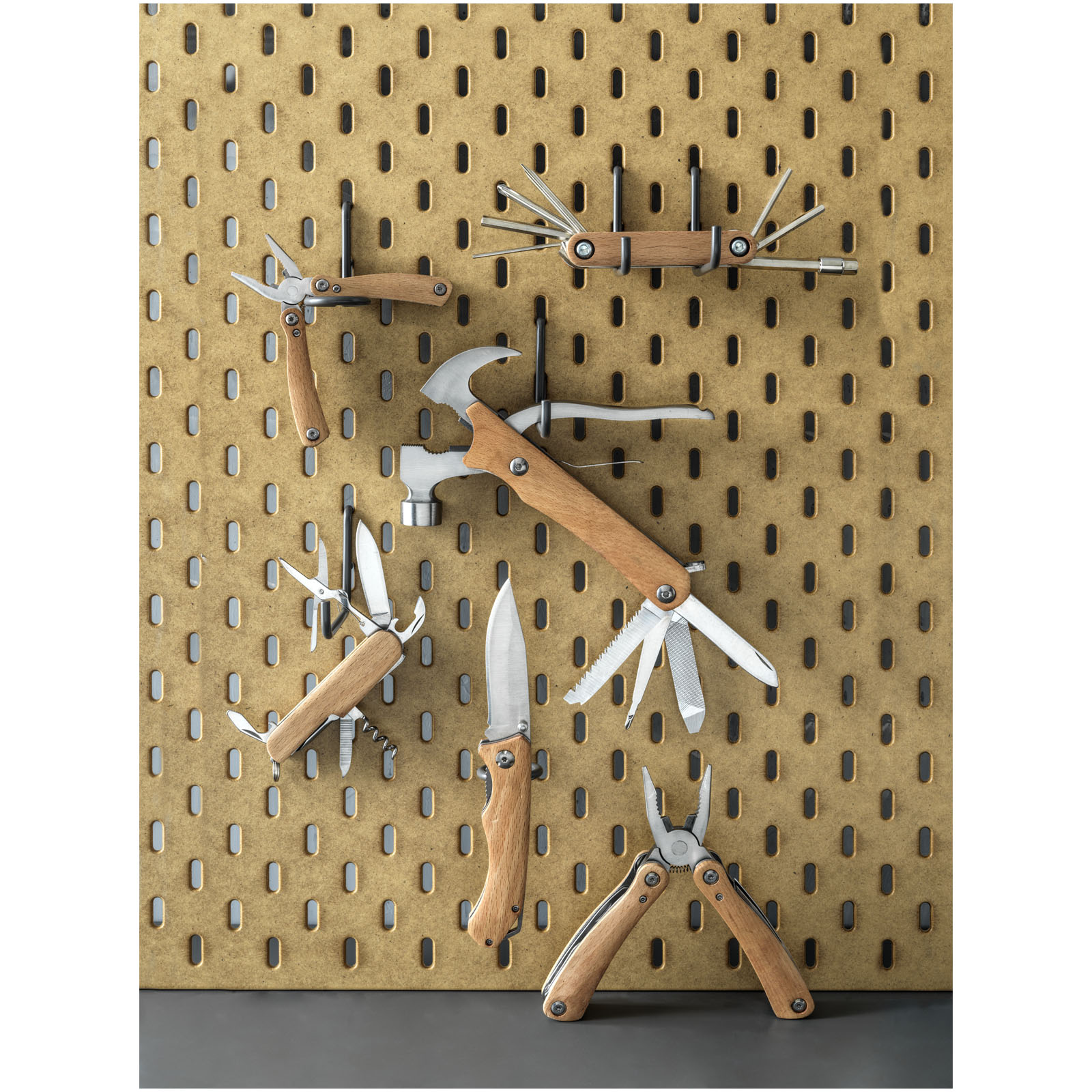Couteau de poche Richard en bois à 7 fonctions Couteau de poche Richard en bois à 7 fonctions – vue 2