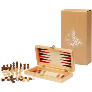 Jeu de plateau Mugo 3-en-1 en bois – vue 2