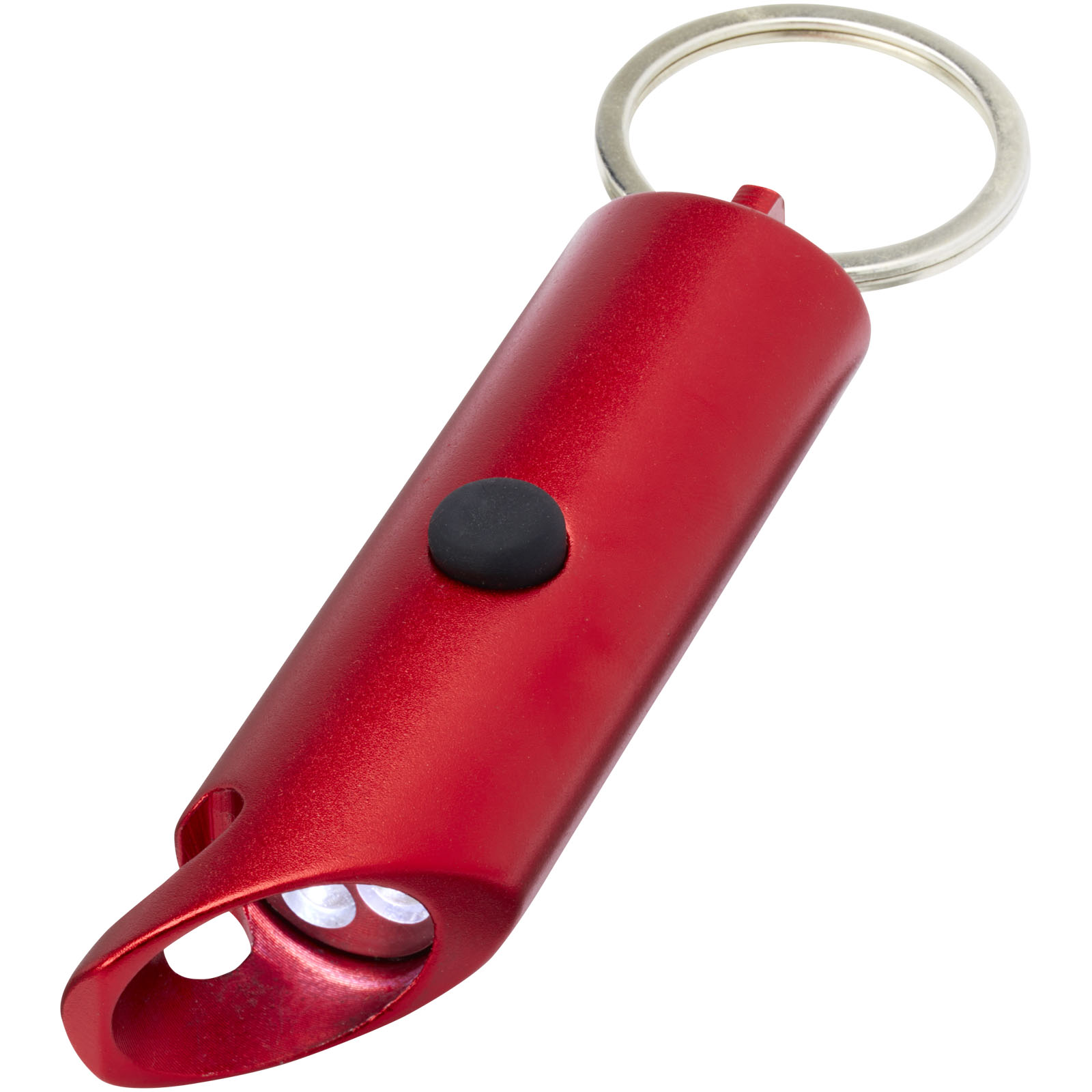 Lumière LED IPX Flare en aluminium recyclé et ouvre-bouteille avec porte-clés Lumière LED IPX Flare en aluminium recyclé et ouvre-bouteille avec porte-clés