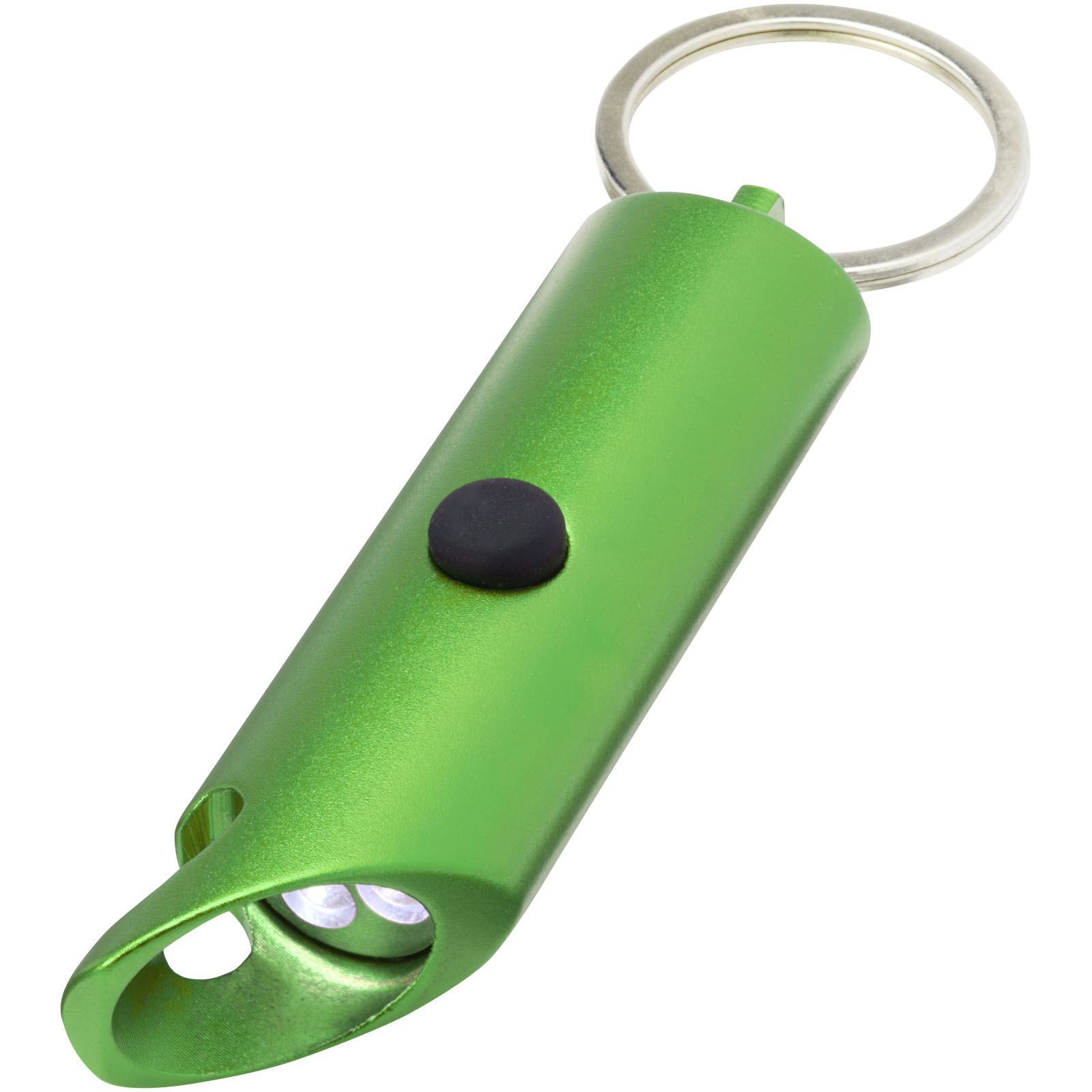 Lumière LED IPX Flare en aluminium recyclé et ouvre-bouteille avec porte-clés Lumière LED IPX Flare en aluminium recyclé et ouvre-bouteille avec porte-clés – vue 4