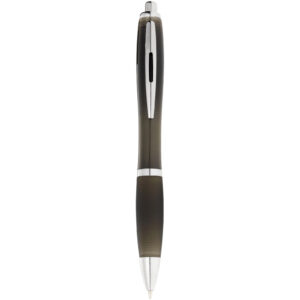 Stylo à bille Nash avec grip noir (encre noire) – vue 3