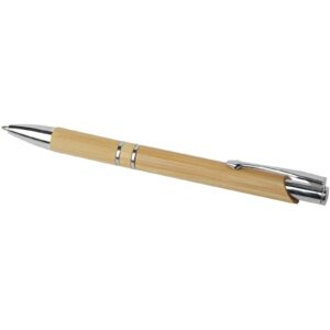 Stylo bille Wicker en bambou (encre noire) – vue 2