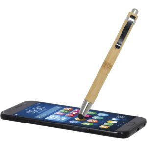 Stylo bille Elm en bambou (encre noire) – vue 2