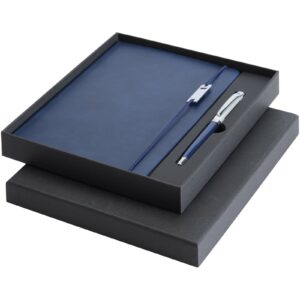Ensemble carnet à couverture rigide A5 et stylo roller Legato Elegance – vue 3