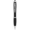 Stylo bille stylet coloré avec grip noir Nash (encre noire)