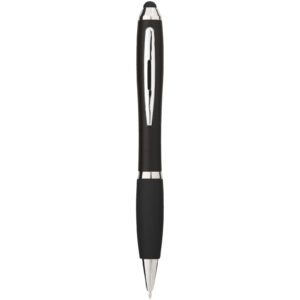 Stylo bille stylet coloré avec grip noir Nash (encre noire)