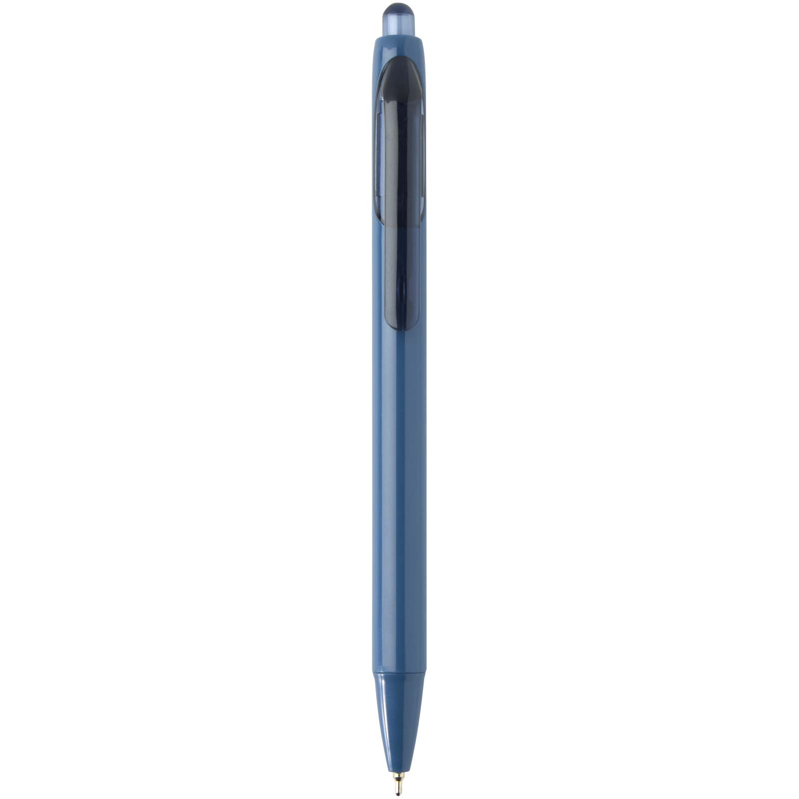 Stylo bille Glen avec double injection recyclé RCS (encre bleue) Stylo bille Glen avec double injection recyclé RCS (encre bleue) – vue 3