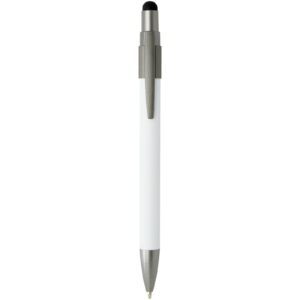 Stylo bille recyclé RCS avec stylet et toupie antistress (encre bleue) Rill