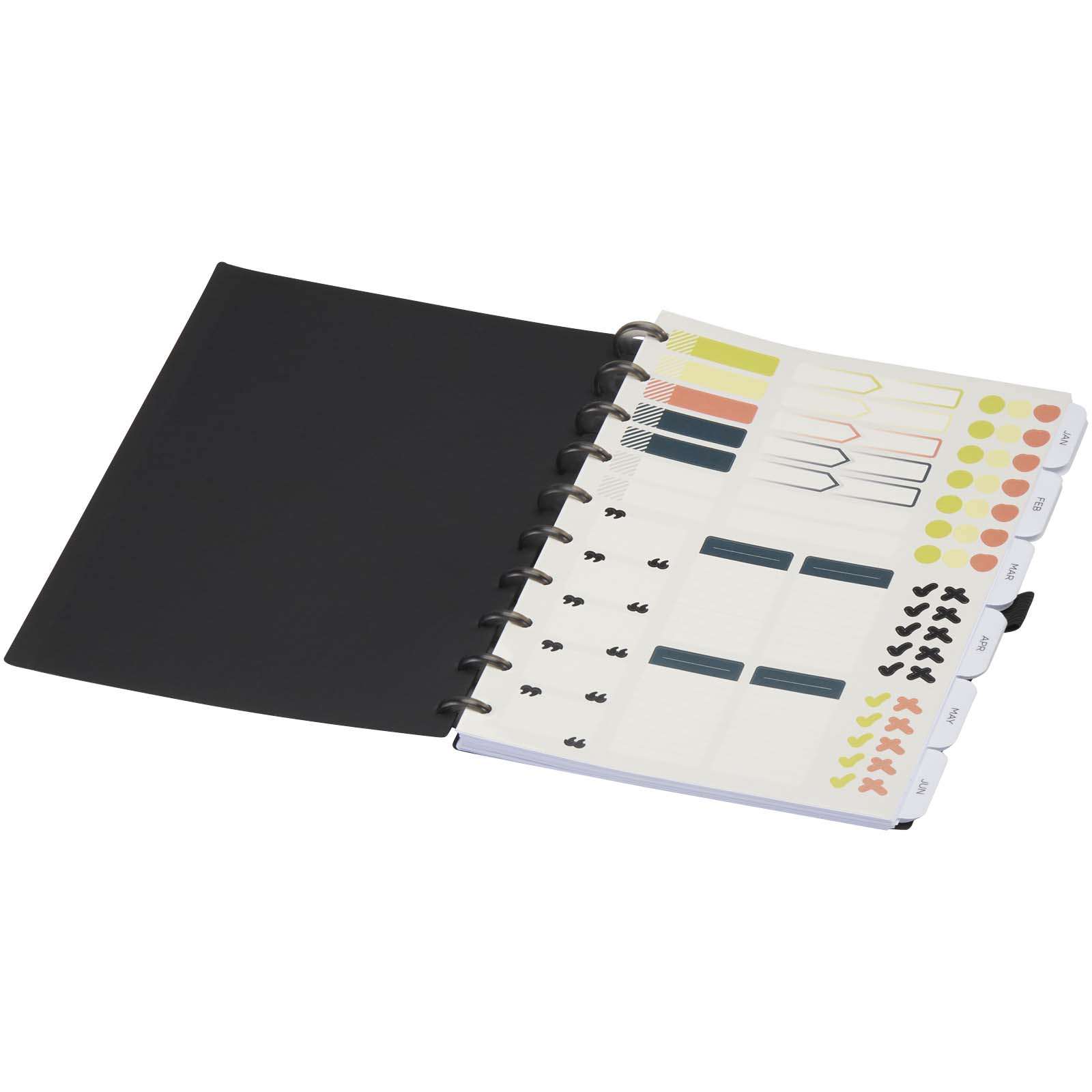 Agenda SMART avec couverture souple et système à disques Agenda SMART avec couverture souple et système à disques – vue 2