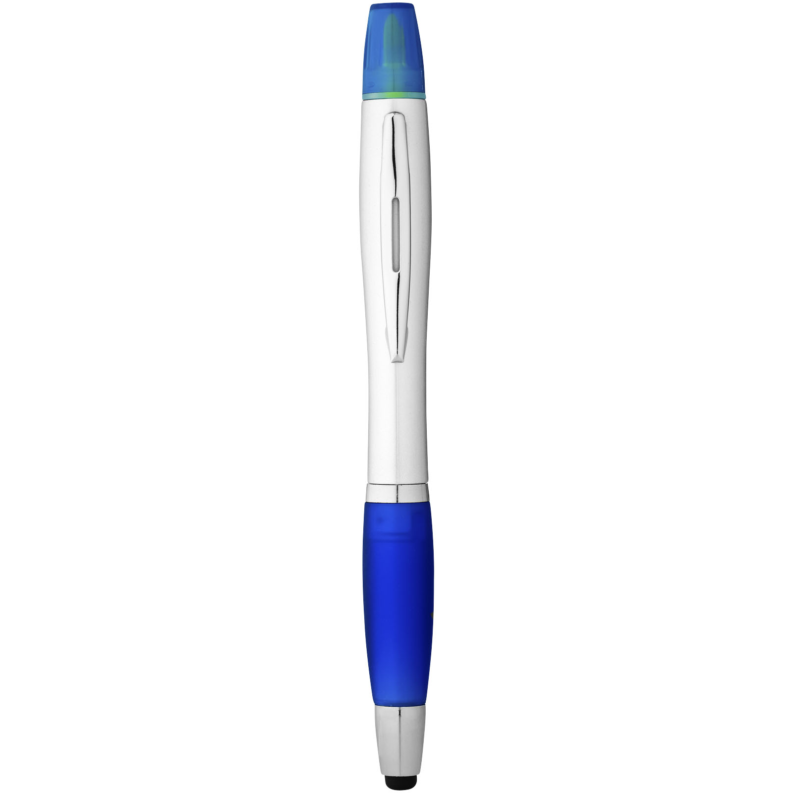 Stylo bille avec fonction stylet et surligneur Nash (encre noire) Stylo bille avec fonction stylet et surligneur Nash (encre noire)