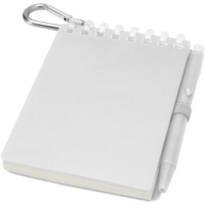 Ensemble carnet souple d’extérieur recyclé et stylo bille (encre noire) Lig Mini