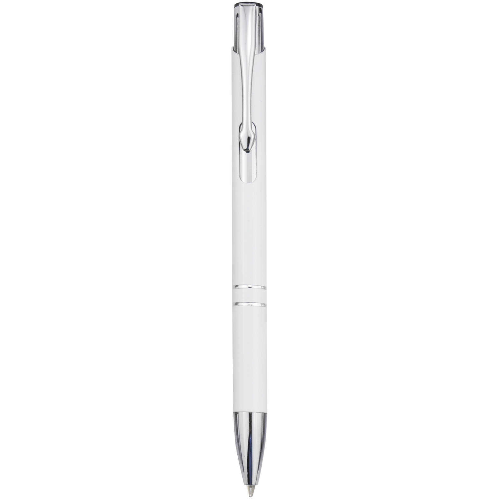 Stylo bille rétractable en aluminium Moneta (encre bleue) Stylo bille rétractable en aluminium Moneta (encre bleue) – vue 2