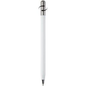 Stylo à bille à mécanisme rotatif SMART en aluminium recyclé (encre noire) – vue 2