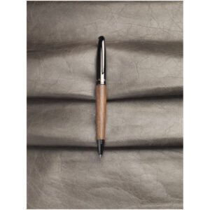 Stylo à bille avec corps en bois Loure (encre noire) – vue 2