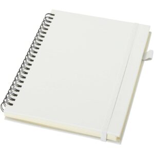 Cahier à spirales Liss A5 à couverture rigide en plastique recyclé