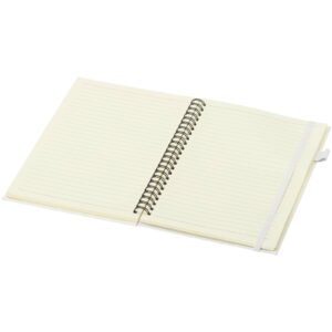Cahier à spirales Liss A5 à couverture rigide en plastique recyclé – vue 2