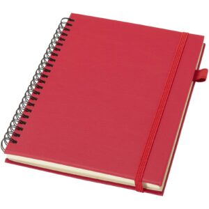 Cahier à spirales Liss A5 à couverture rigide en plastique recyclé – vue 3