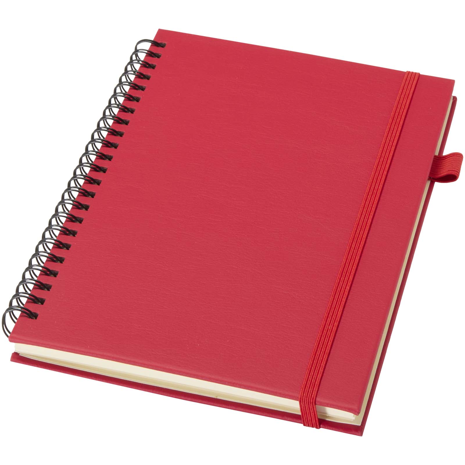 Cahier à spirales Liss A5 à couverture rigide en plastique recyclé Cahier à spirales Liss A5 à couverture rigide en plastique recyclé – vue 3