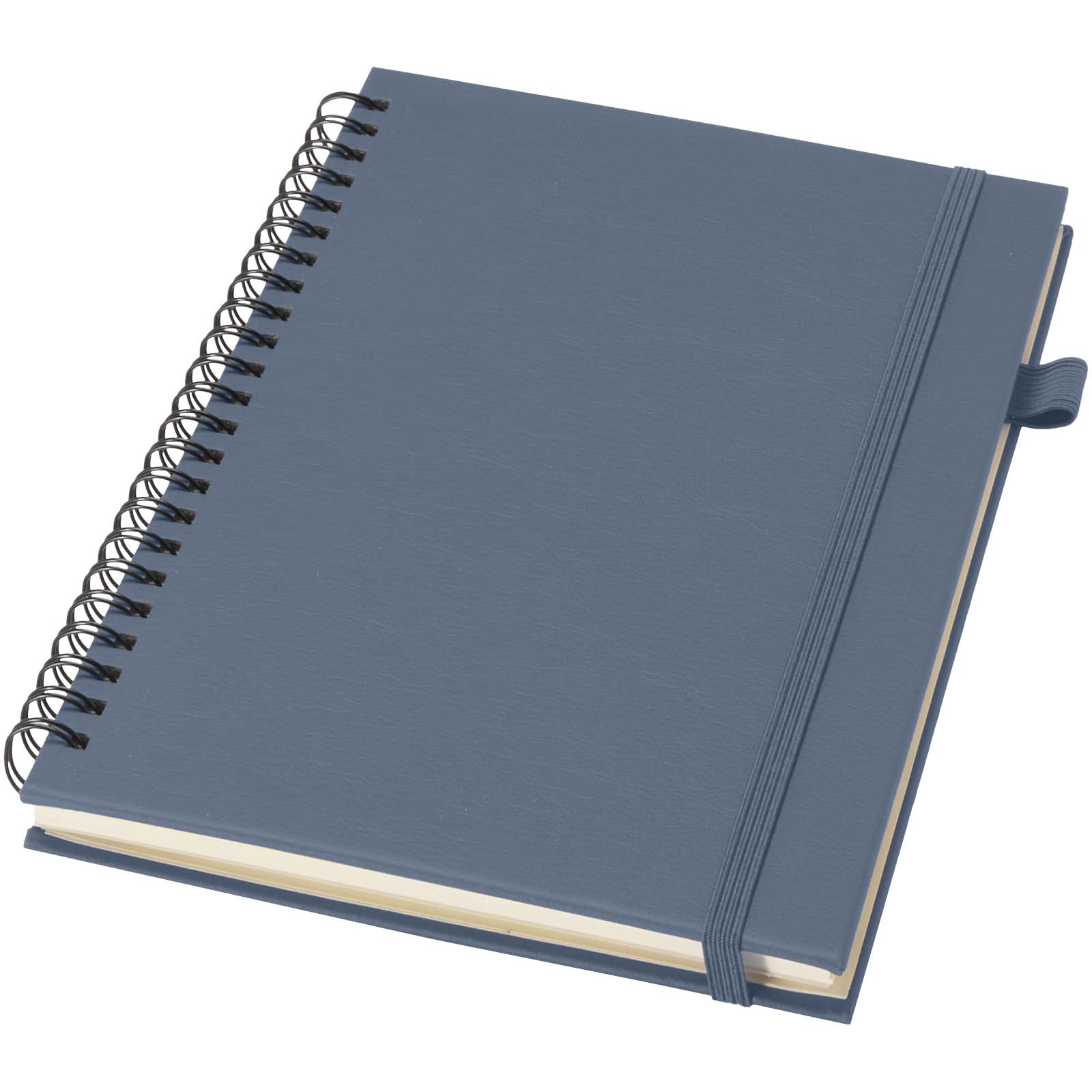 Cahier à spirales Liss A5 à couverture rigide en plastique recyclé Cahier à spirales Liss A5 à couverture rigide en plastique recyclé – vue 4