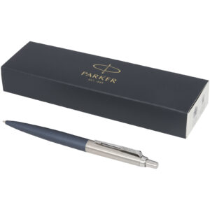 Stylo bille mat Jotter XL Parker avec finitions chrome (encre bleue) – vue 3