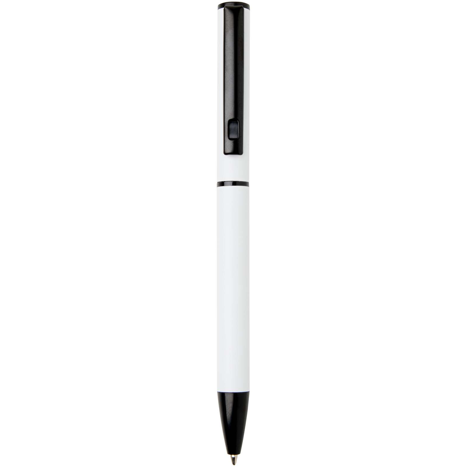 Stylo à bille à ressort en aluminium recyclé Verton avec capuchon (encre bleue) Stylo à bille à ressort en aluminium recyclé Verton avec capuchon (encre bleue)