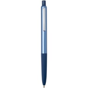 Stylo à bille Soffit en aluminium recyclé, à mécanisme à clic et anodisé (encre bleue) – vue 3