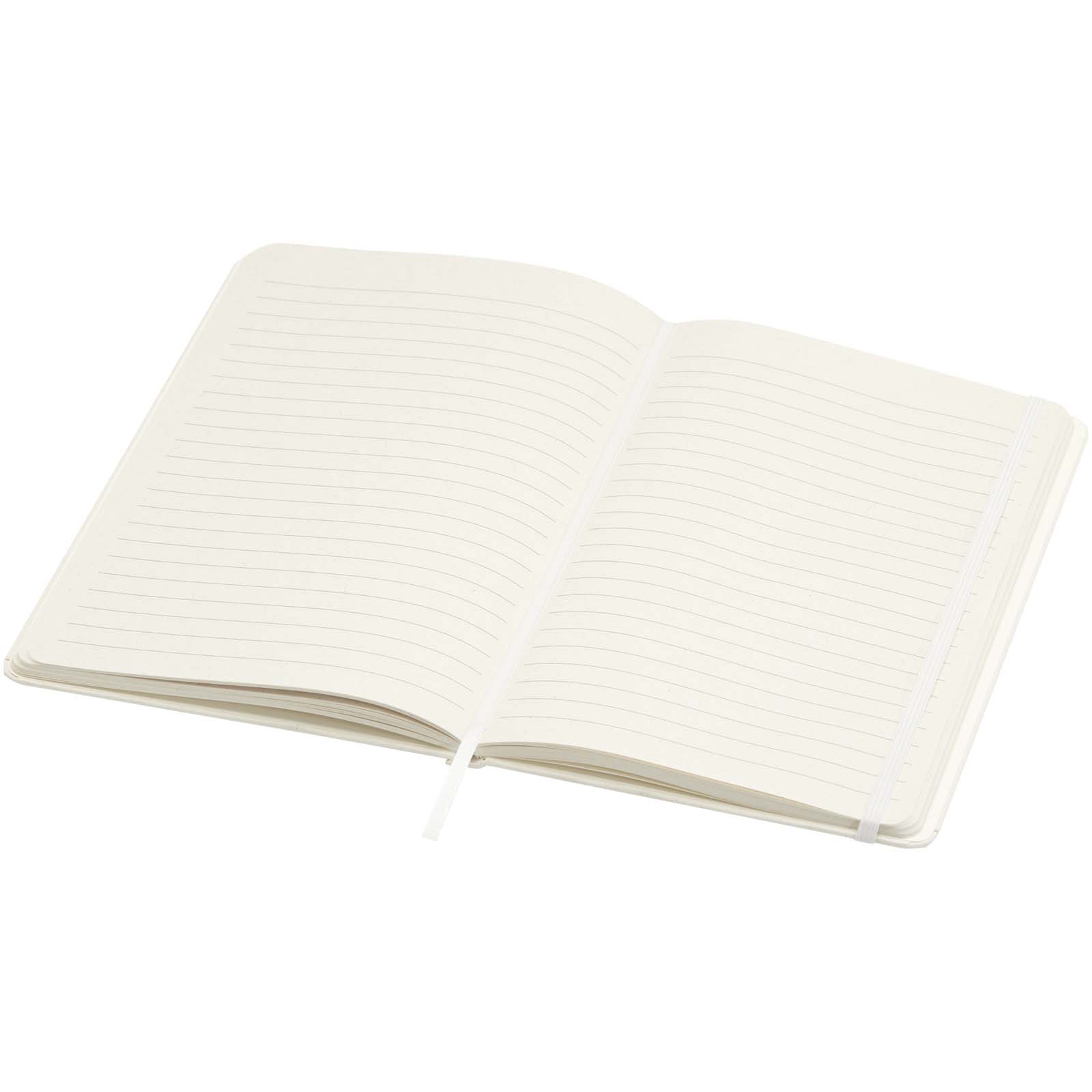 Carnet A5 recyclé Bass ligné à couverture rigide Carnet A5 recyclé Bass ligné à couverture rigide – vue 2