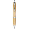 Stylo bille en bambou Nash (encre bleue)