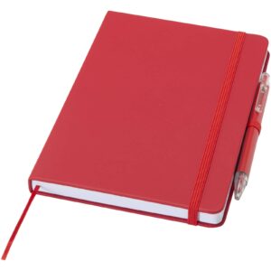 Ensemble comprenant un cahier en papier recyclé Spectrum A5 et un stylo à bille – vue 3