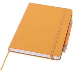 Ensemble comprenant un cahier en papier recyclé Spectrum A5 et un stylo à bille – vue 4