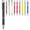 Stylo bille rétractable en aluminium Moneta (encre noire)