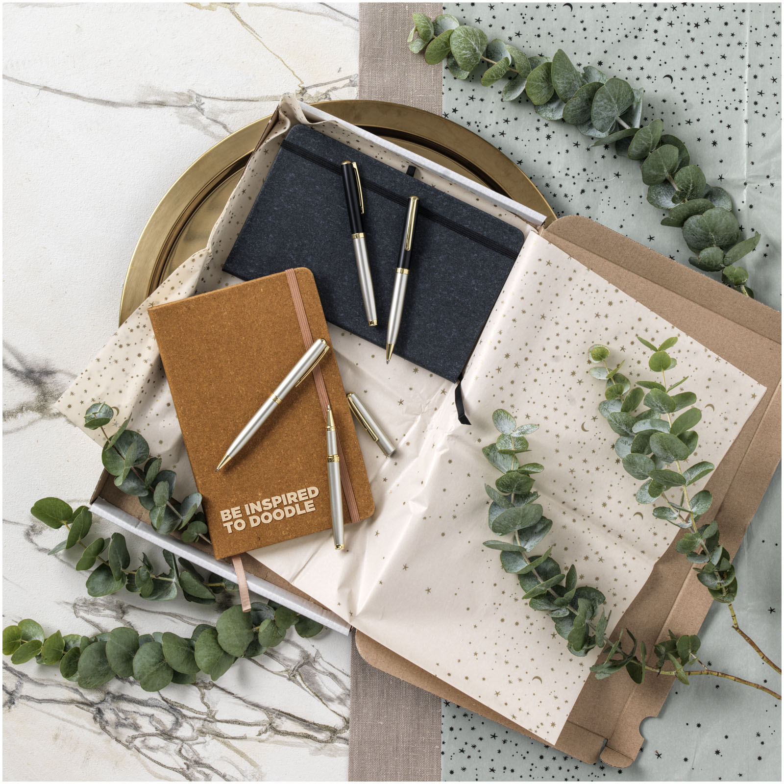 Carnet de notes A5 en cuir Atlana Carnet de notes A5 en cuir Atlana – vue 2