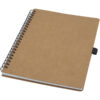 Carnet Cobble A5 à spirales en carton recyclé avec papier de pierre