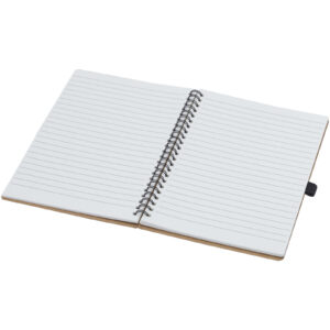 Carnet Cobble A5 à spirales en carton recyclé avec papier de pierre – vue 2