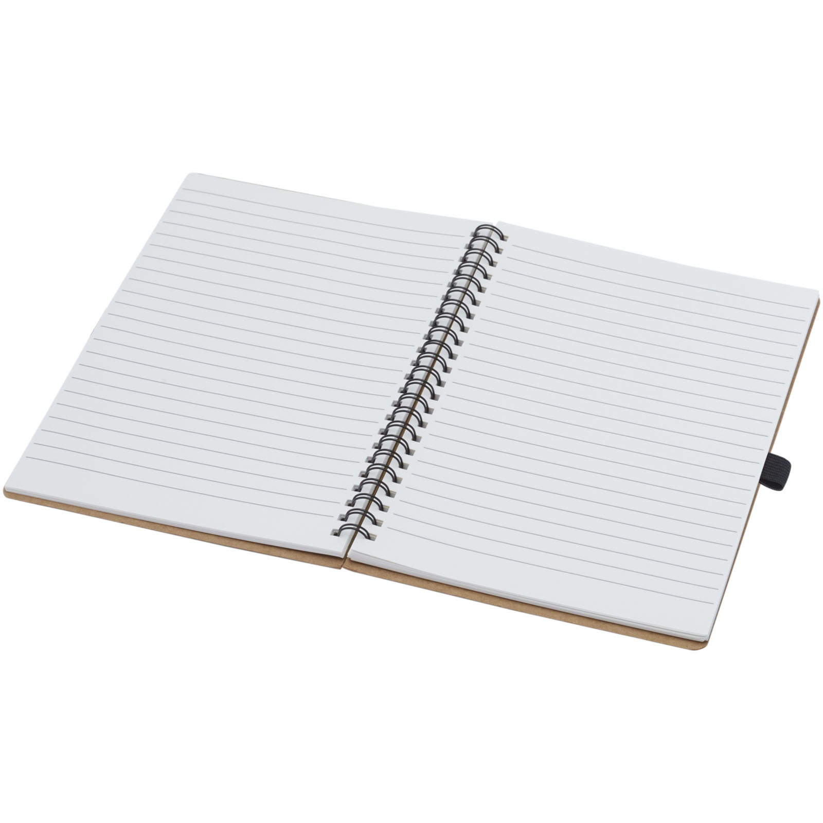 Carnet Cobble A5 à spirales en carton recyclé avec papier de pierre Carnet Cobble A5 à spirales en carton recyclé avec papier de pierre – vue 2