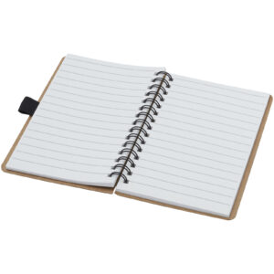 Carnet Cobble A6 à spirales en carton recyclé avec papier de pierre – vue 2