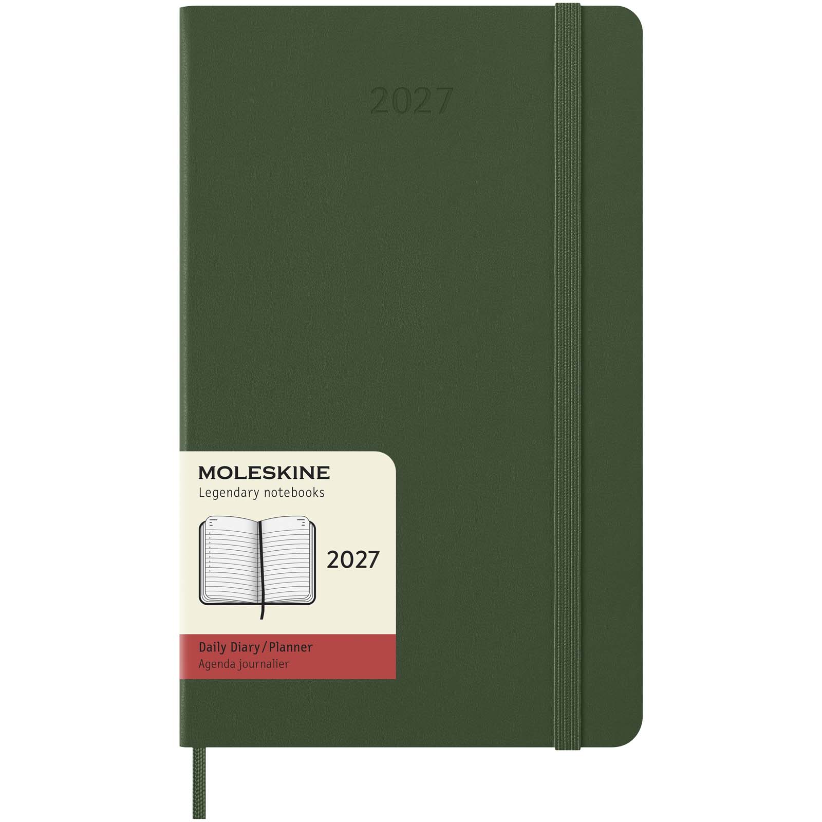 Agenda L quotidien 12 mois Moleskine à couverture rigide Agenda L quotidien 12 mois Moleskine à couverture rigide – vue 4