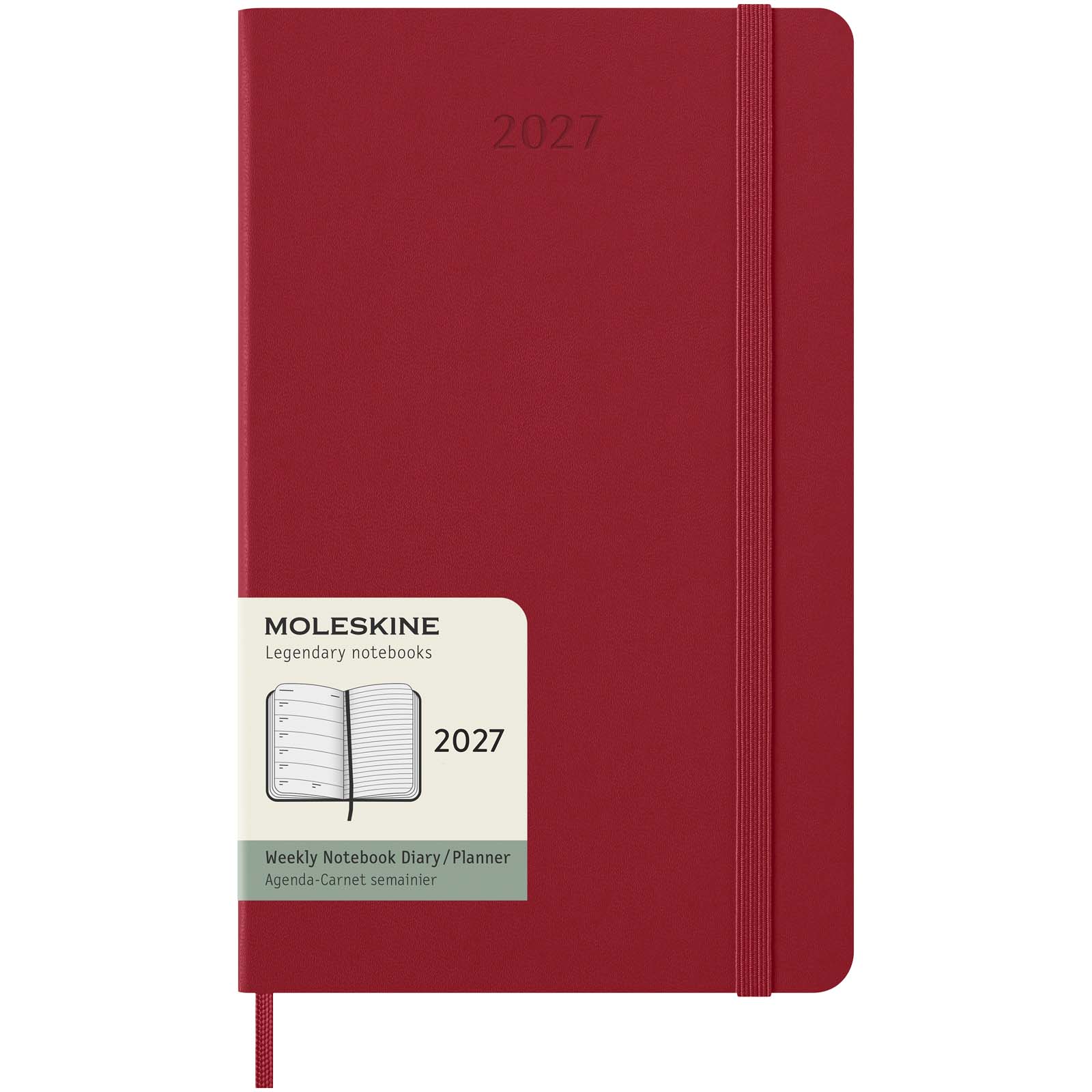 Agenda L hebdomadaire 12 mois Moleskine à couverture rigide Agenda L hebdomadaire 12 mois Moleskine à couverture rigide