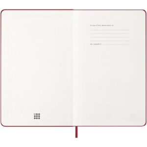 Agenda L hebdomadaire 12 mois Moleskine à couverture rigide – vue 2