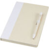 Ensemble carnet de notes format A5 et stylo bille, à partir de briques de lait recyclées, Dairy Dream