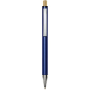 Stylo bille en aluminium recyclé Cyrus (encre bleue) – vue 3